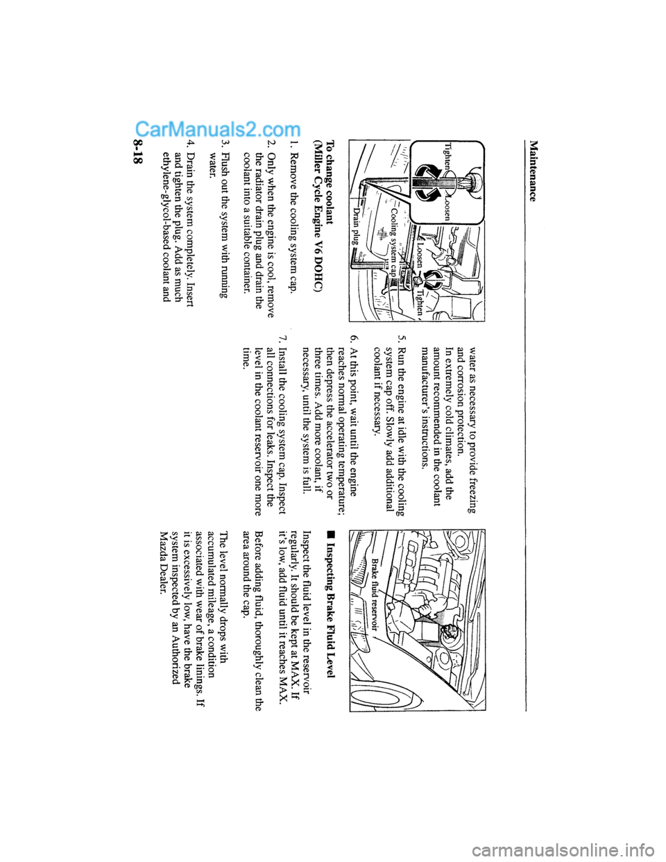 MAZDA MODEL MILLENIA 2000  Owners Manual (in English) 
