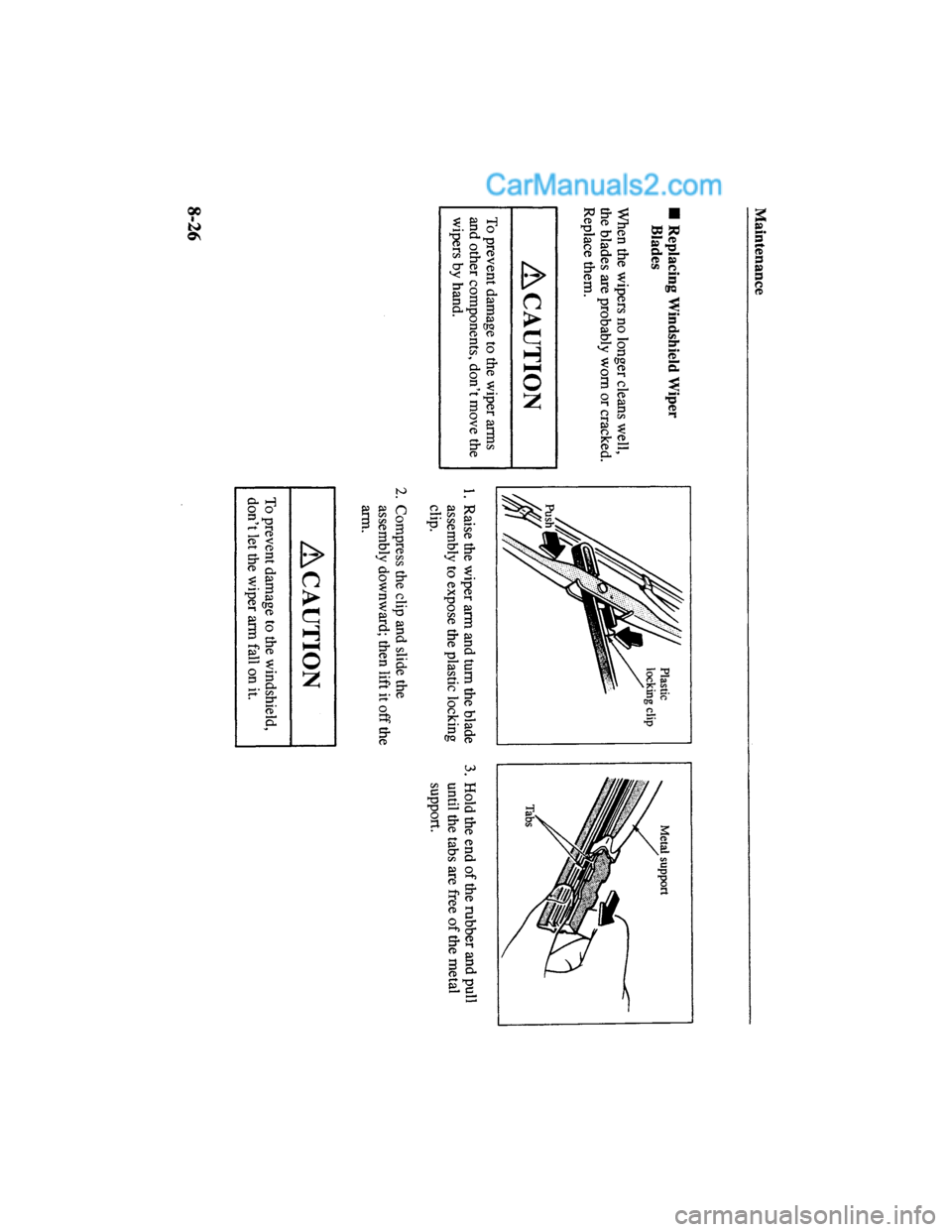 MAZDA MODEL MILLENIA 2000  Owners Manual (in English) 