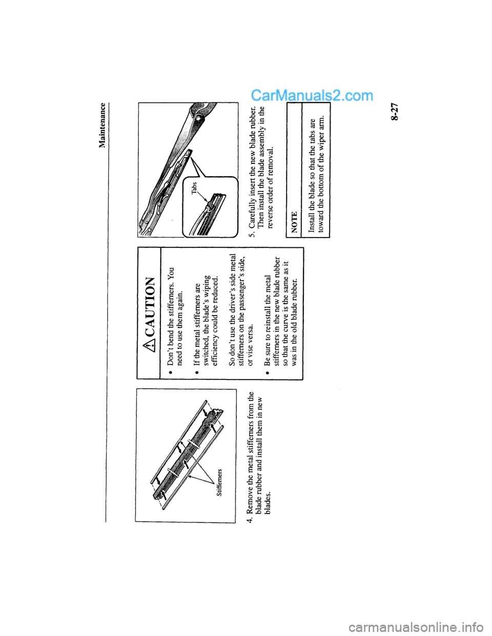 MAZDA MODEL MILLENIA 2000  Owners Manual (in English) 