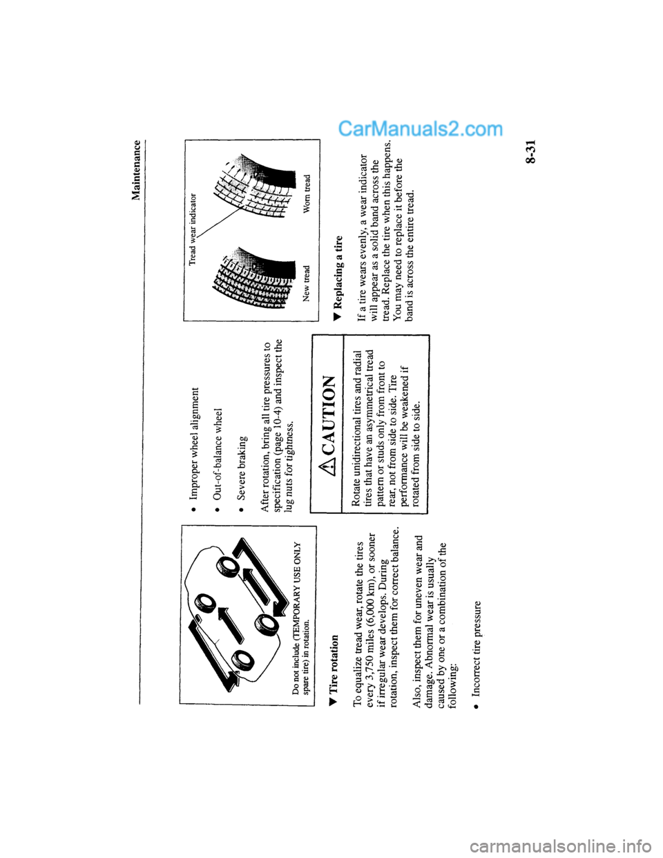 MAZDA MODEL MILLENIA 2000  Owners Manual (in English) 