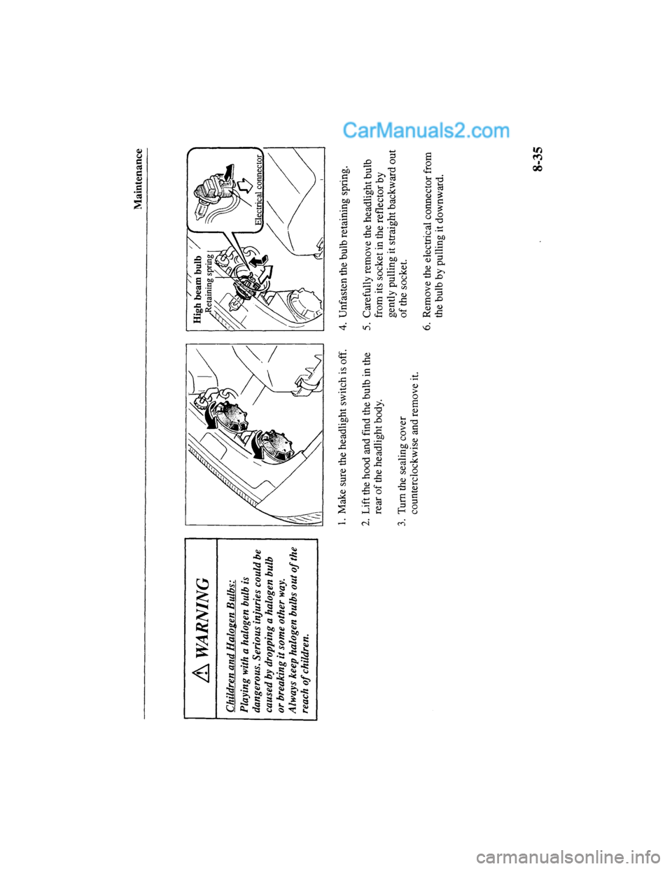 MAZDA MODEL MILLENIA 2000  Owners Manual (in English) 