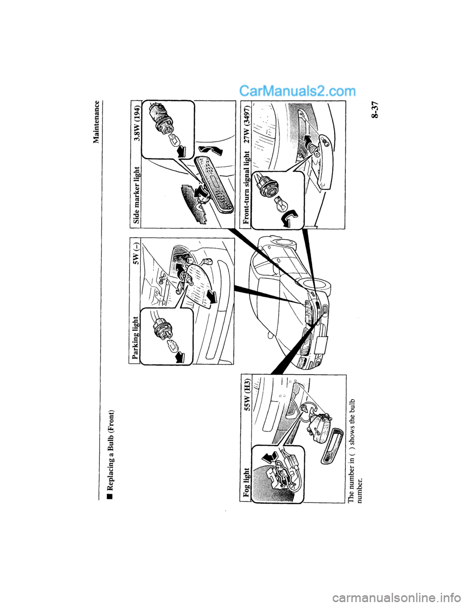 MAZDA MODEL MILLENIA 2000  Owners Manual (in English) 