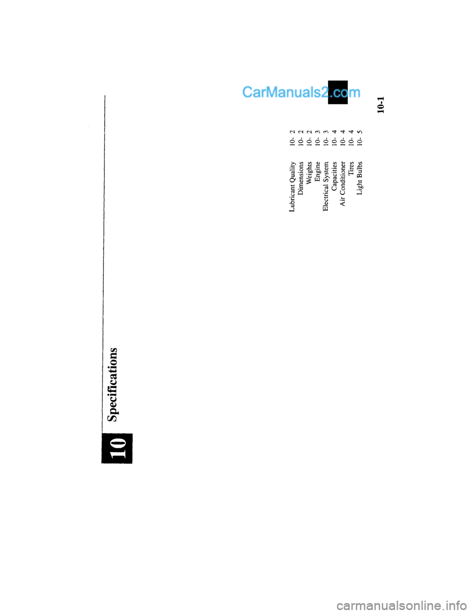 MAZDA MODEL MILLENIA 2000  Owners Manual (in English) 