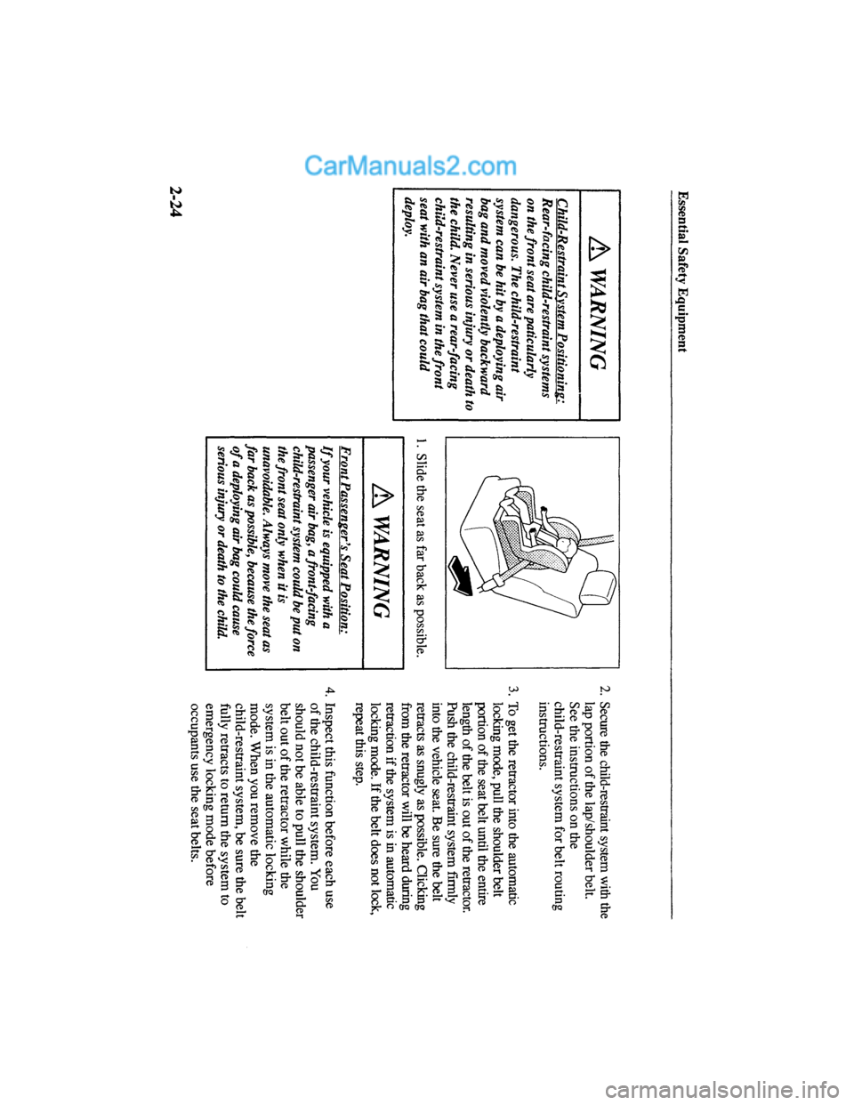 MAZDA MODEL MILLENIA 2000  Owners Manual (in English) 