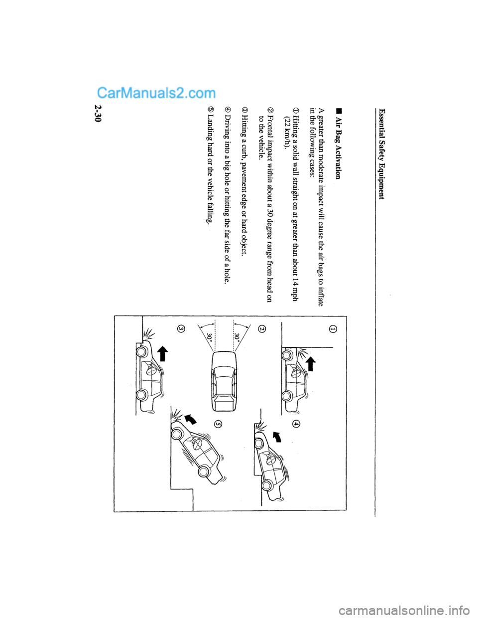 MAZDA MODEL MILLENIA 2000  Owners Manual (in English) 