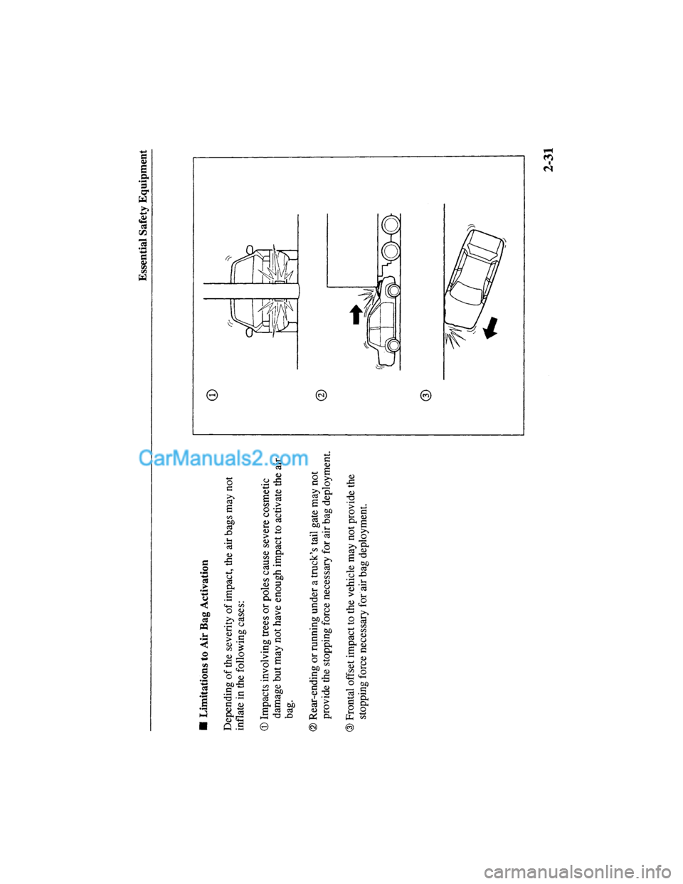 MAZDA MODEL MILLENIA 2000  Owners Manual (in English) 