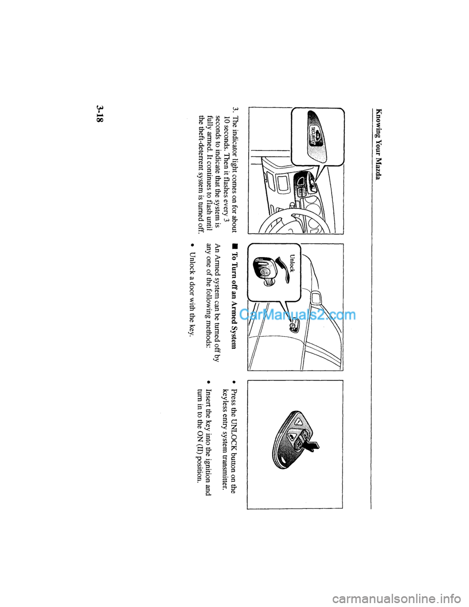 MAZDA MODEL MILLENIA 2000  Owners Manual (in English) 