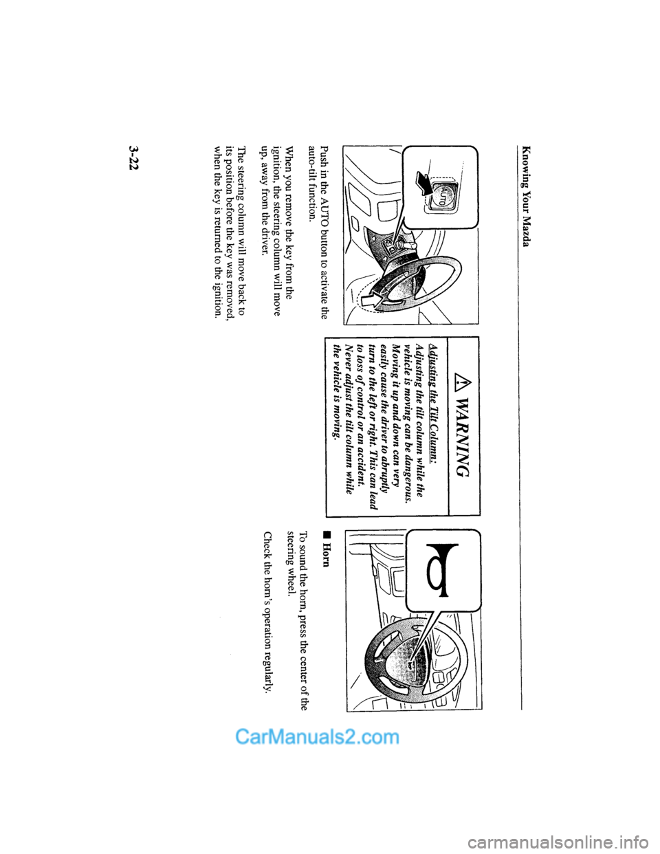 MAZDA MODEL MILLENIA 2000  Owners Manual (in English) 