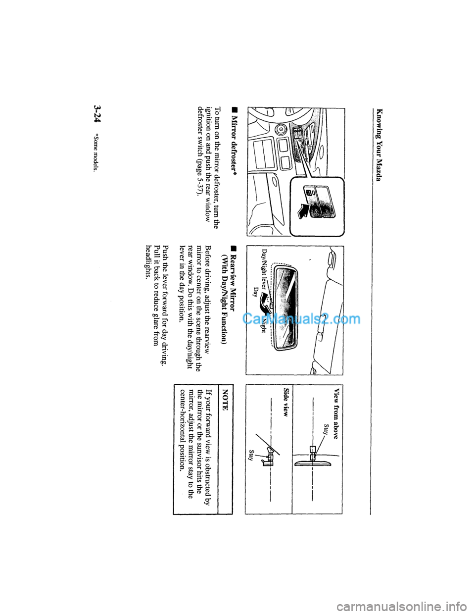 MAZDA MODEL MILLENIA 2000  Owners Manual (in English) 