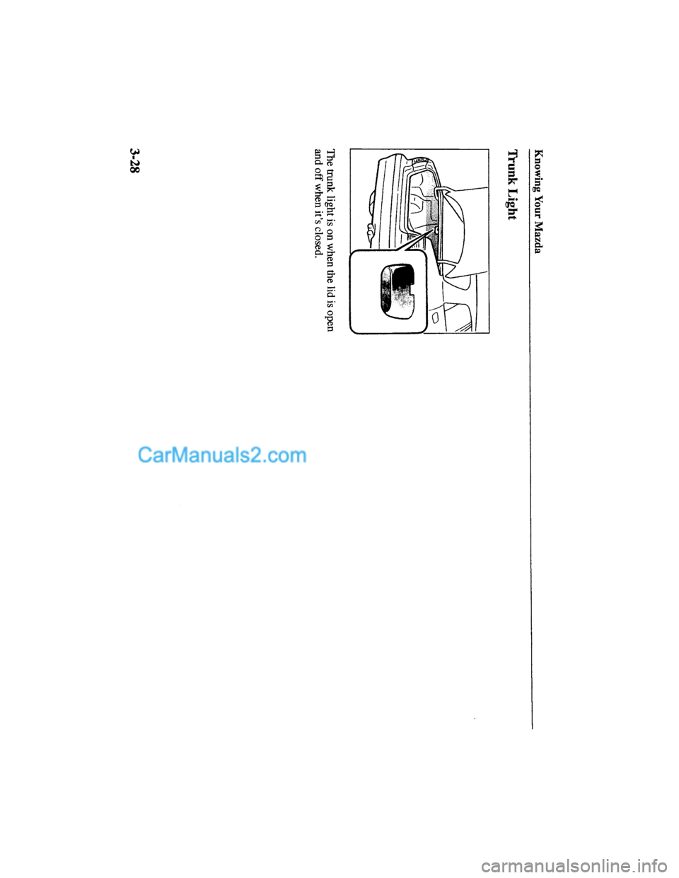 MAZDA MODEL MILLENIA 2000  Owners Manual (in English) 