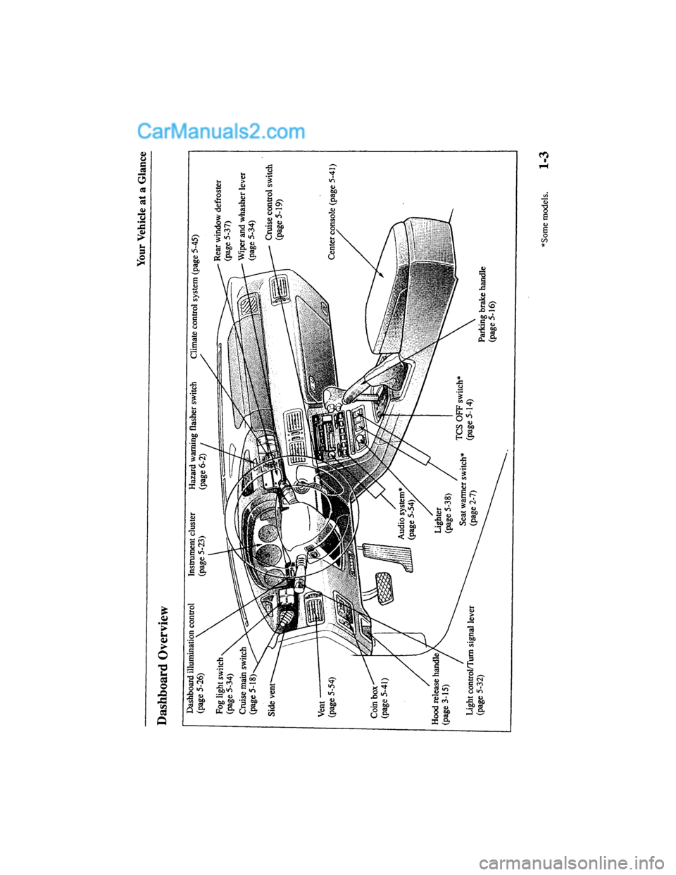 MAZDA MODEL MILLENIA 2000  Owners Manual (in English) 