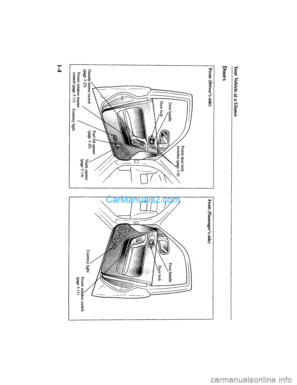 MAZDA MODEL MILLENIA 2000  Owners Manual (in English) 
