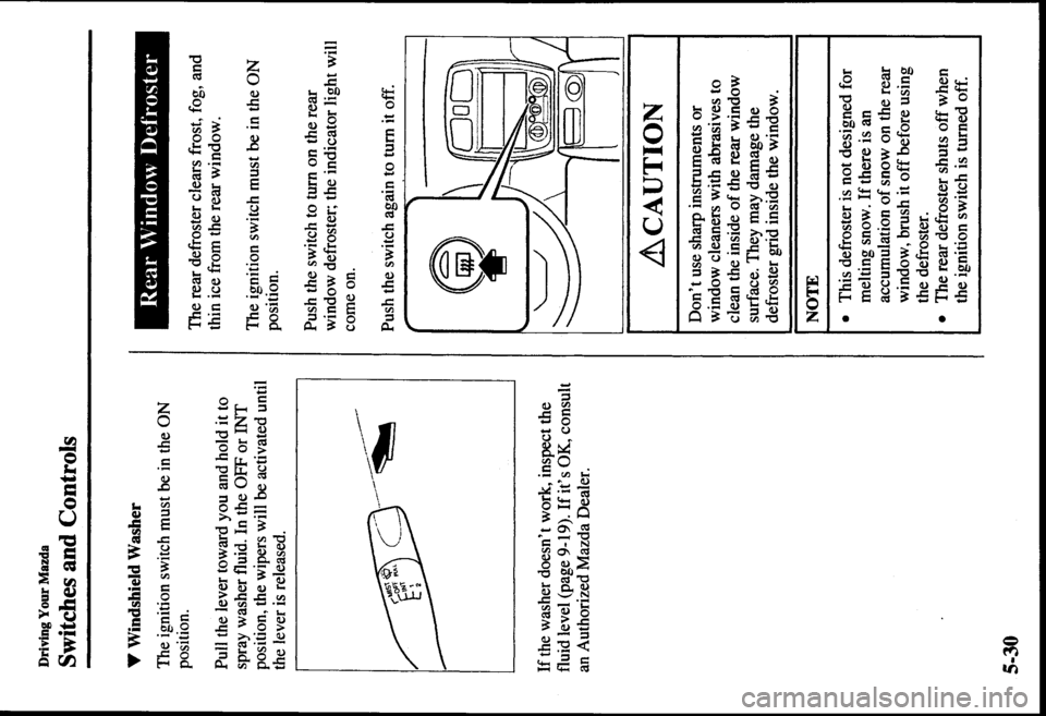 MAZDA MODEL PROTÉGÉ 2000  Owners Manual (in English) 