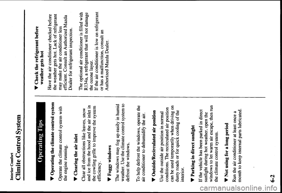 MAZDA MODEL PROTÉGÉ 2000  Owners Manual (in English) 