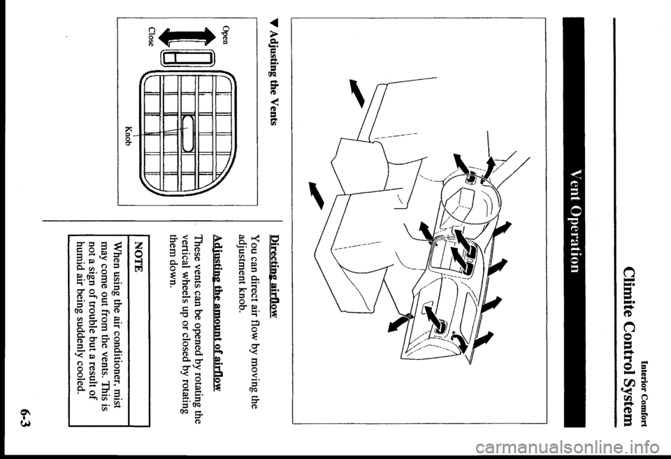 MAZDA MODEL PROTÉGÉ 2000  Owners Manual (in English) 