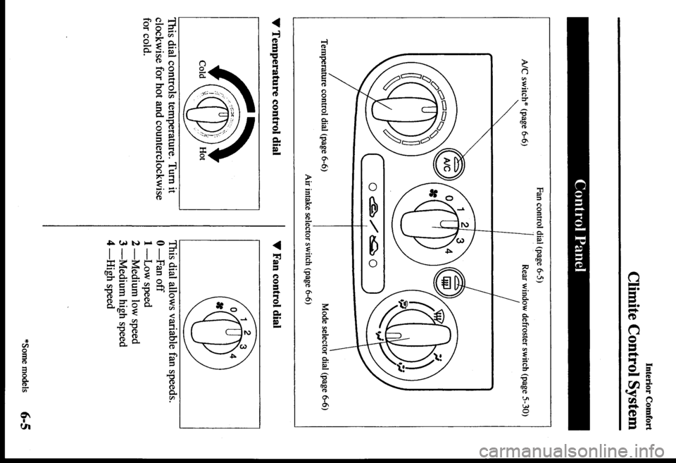 MAZDA MODEL PROTÉGÉ 2000  Owners Manual (in English) 