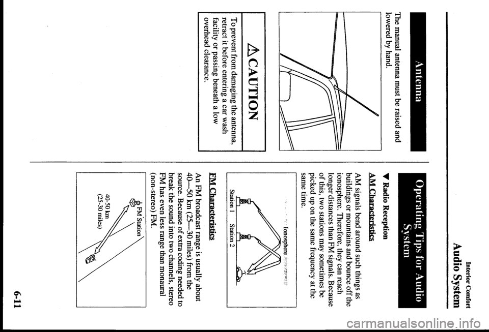 MAZDA MODEL PROTÉGÉ 2000  Owners Manual (in English) 