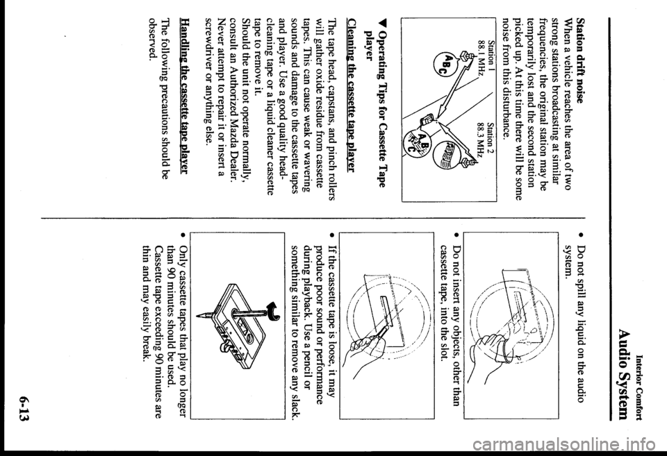 MAZDA MODEL PROTÉGÉ 2000  Owners Manual (in English) 
