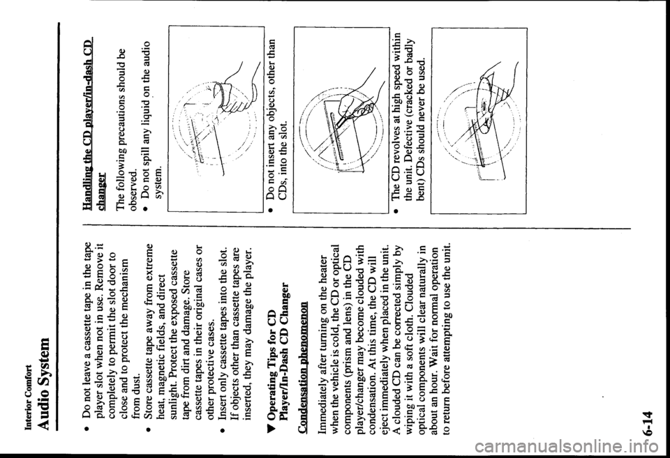 MAZDA MODEL PROTÉGÉ 2000  Owners Manual (in English) 