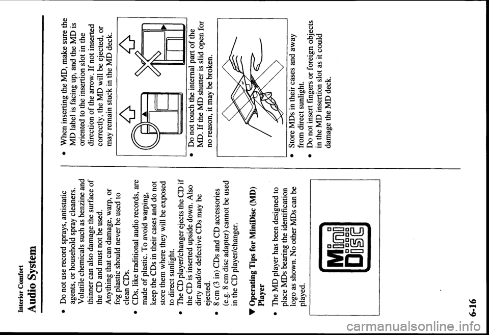 MAZDA MODEL PROTÉGÉ 2000  Owners Manual (in English) 