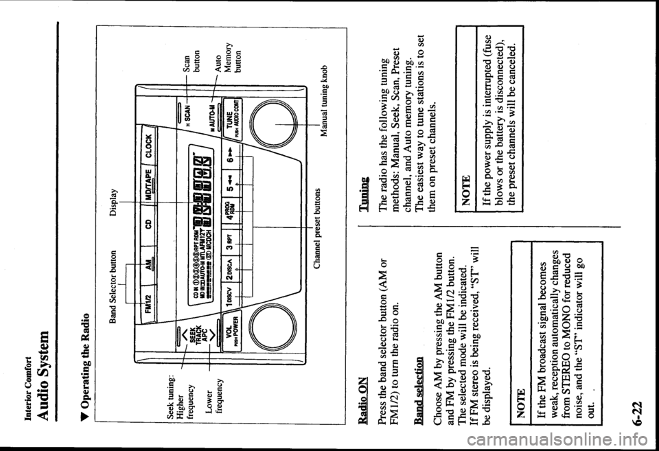 MAZDA MODEL PROTÉGÉ 2000  Owners Manual (in English) 
