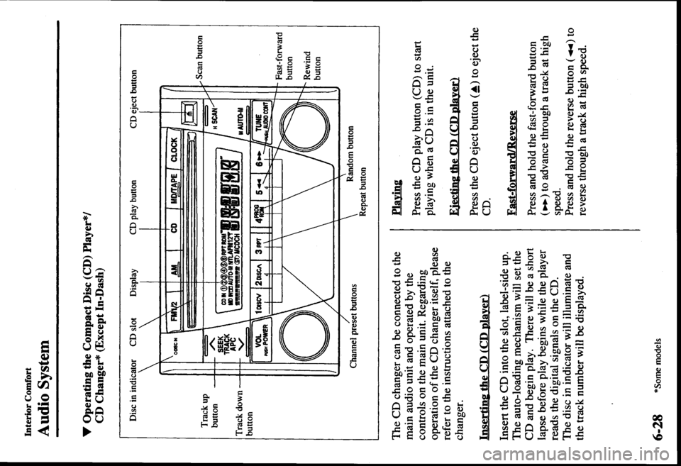MAZDA MODEL PROTÉGÉ 2000  Owners Manual (in English) 