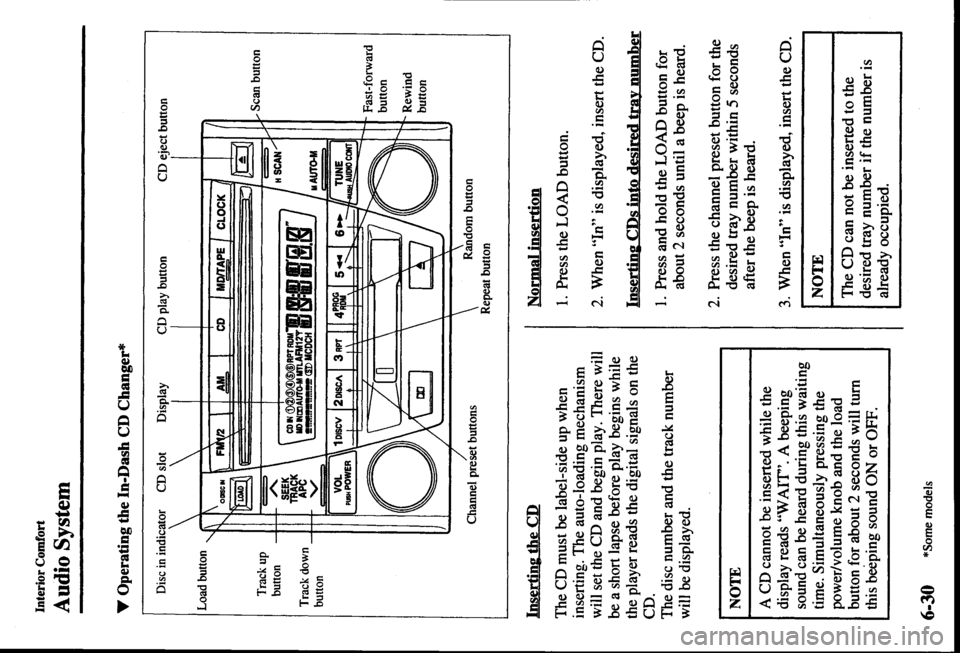MAZDA MODEL PROTÉGÉ 2000  Owners Manual (in English) 