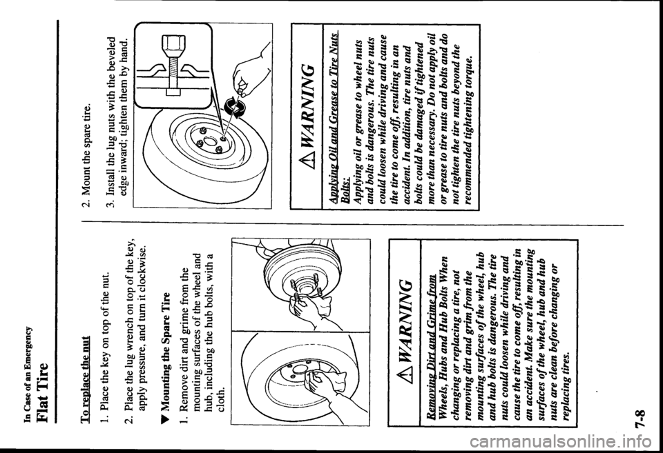 MAZDA MODEL PROTÉGÉ 2000  Owners Manual (in English) 