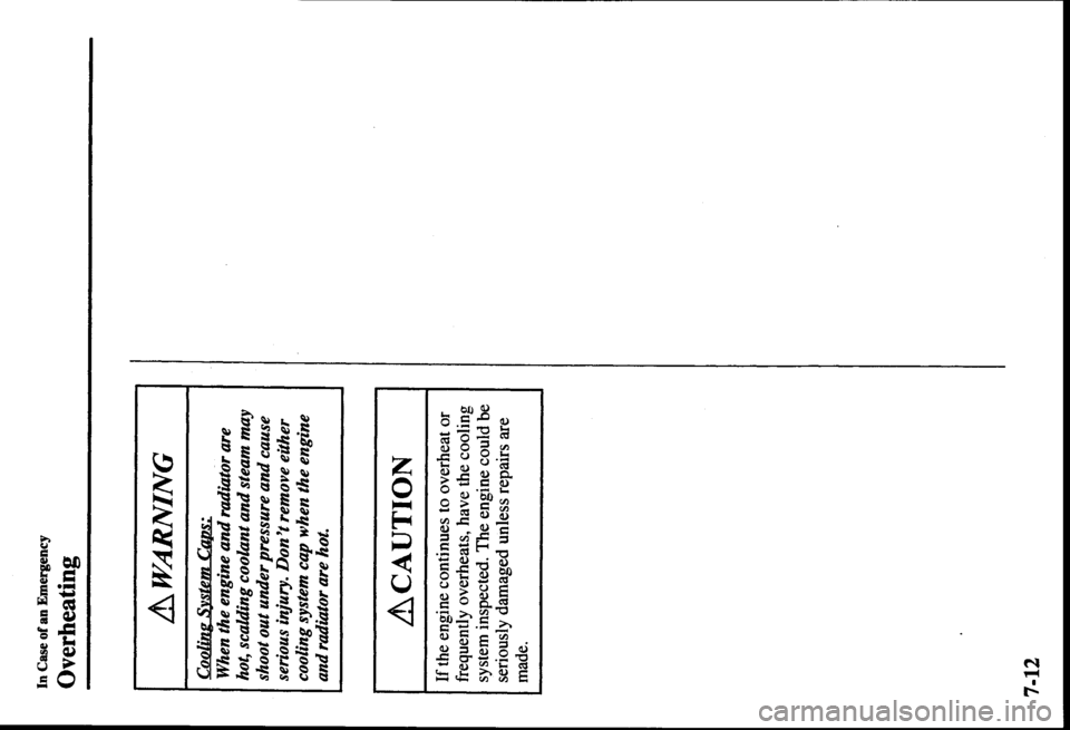 MAZDA MODEL PROTÉGÉ 2000  Owners Manual (in English) 