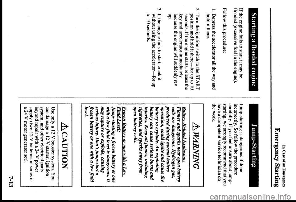 MAZDA MODEL PROTÉGÉ 2000  Owners Manual (in English) 