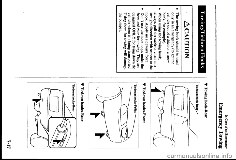 MAZDA MODEL PROTÉGÉ 2000  Owners Manual (in English) 