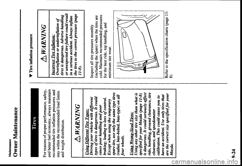 MAZDA MODEL PROTÉGÉ 2000  Owners Manual (in English) 
