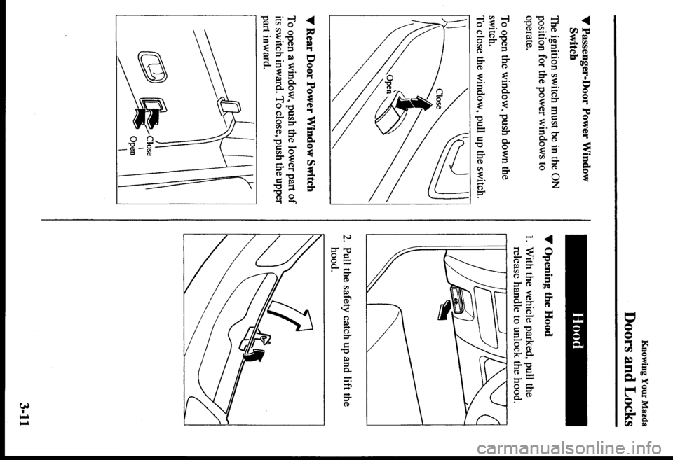 MAZDA MODEL PROTÉGÉ 2000  Owners Manual (in English) 