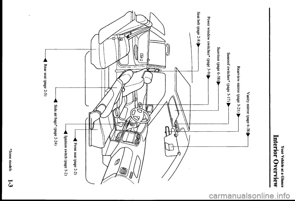 MAZDA MODEL PROTÉGÉ 2000  Owners Manual (in English) 