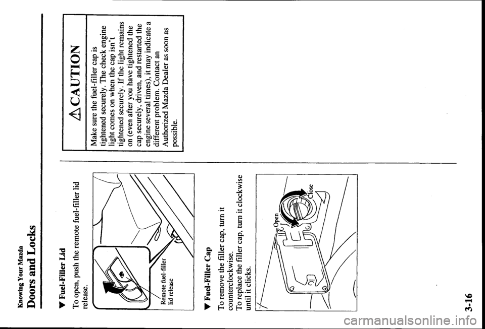 MAZDA MODEL PROTÉGÉ 2000  Owners Manual (in English) 