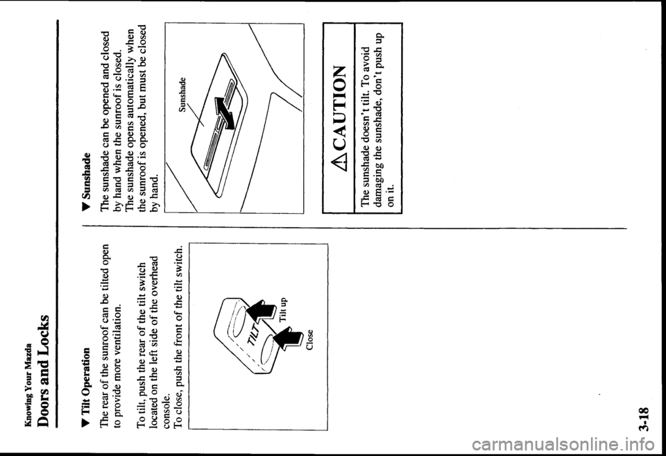 MAZDA MODEL PROTÉGÉ 2000  Owners Manual (in English) 
