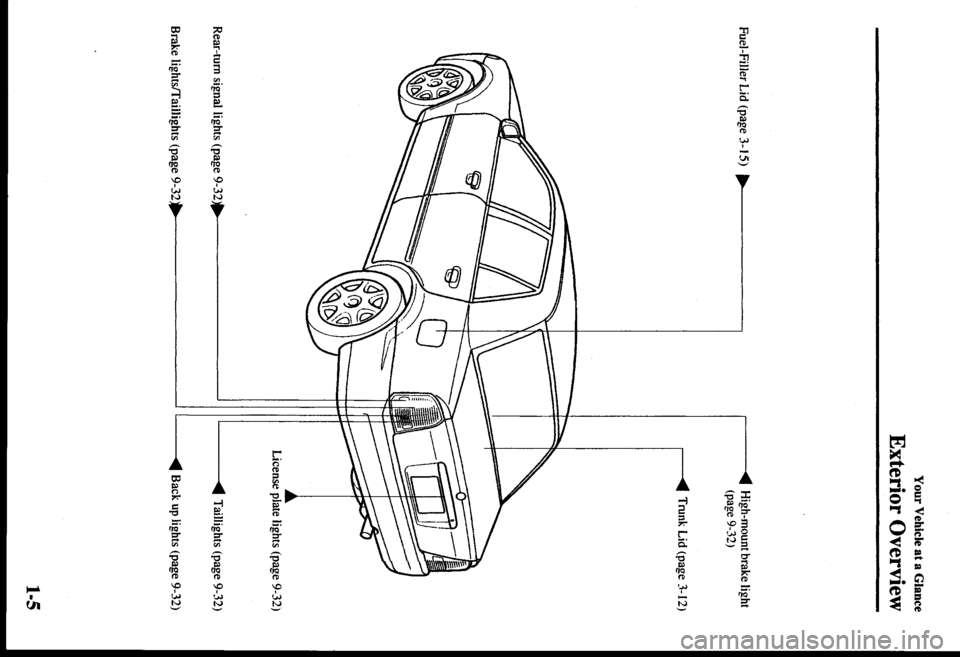 MAZDA MODEL PROTÉGÉ 2000  Owners Manual (in English) 