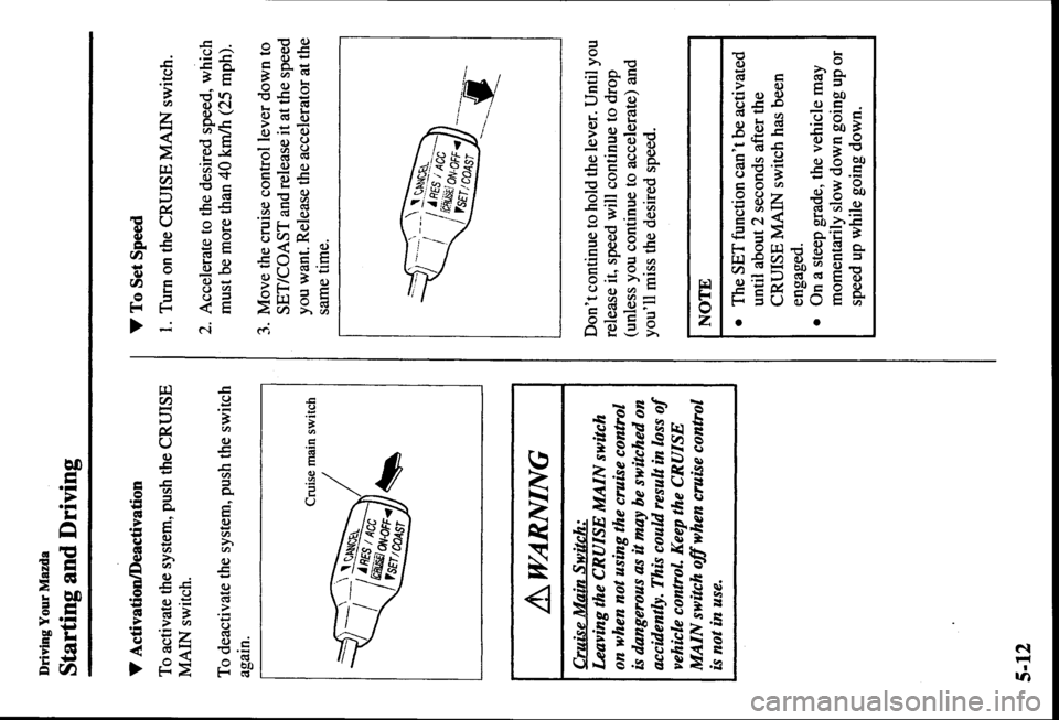 MAZDA MODEL PROTÉGÉ 2000  Owners Manual (in English) 