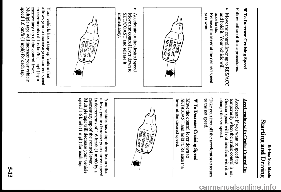 MAZDA MODEL PROTÉGÉ 2000  Owners Manual (in English) 