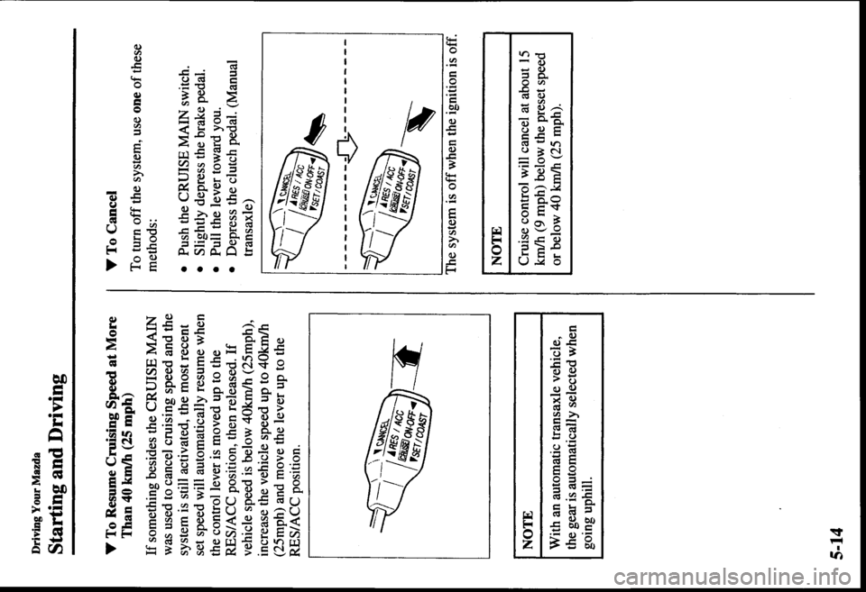 MAZDA MODEL PROTÉGÉ 2000  Owners Manual (in English) 