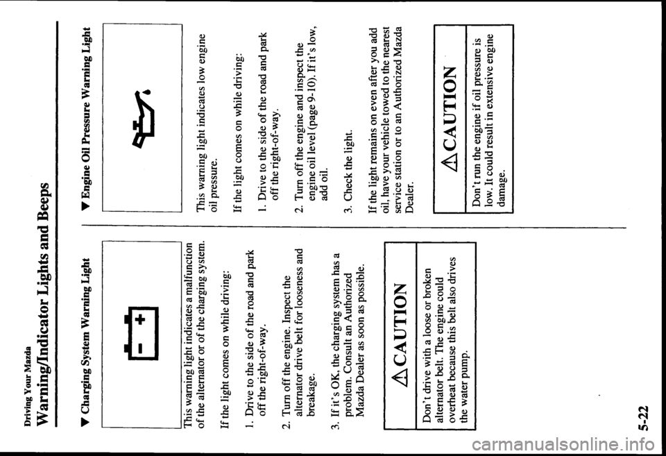 MAZDA MODEL PROTÉGÉ 2000  Owners Manual (in English) 