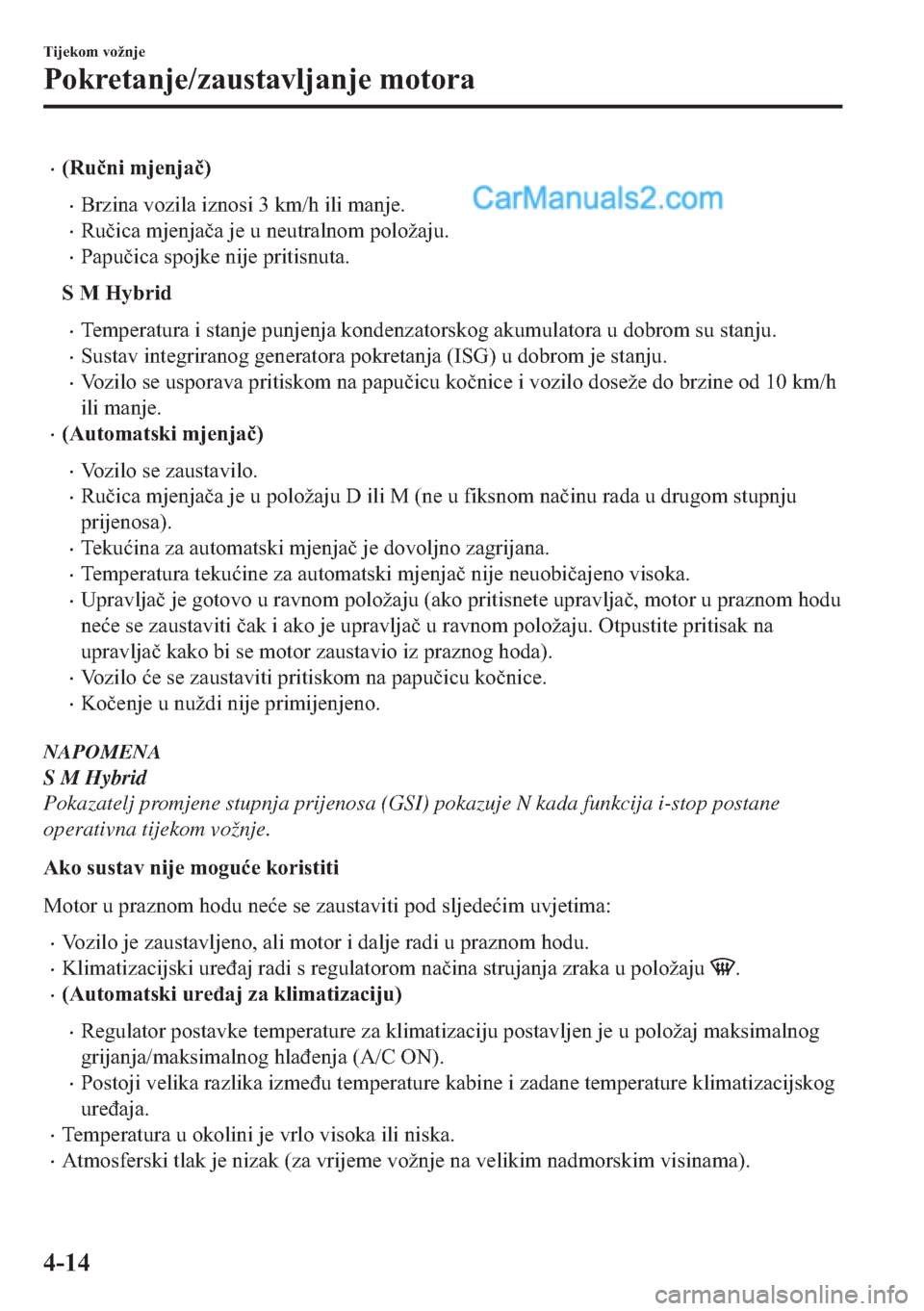 MAZDA MODEL 2 2019  Upute za uporabu (in Crotian) �x��5�X�