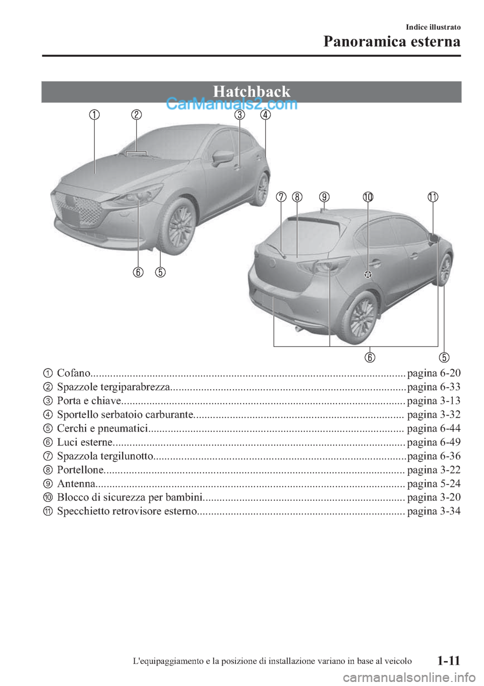 MAZDA MODEL 2 2019  Manuale del proprietario (in Italian) �+�D�W�F�K�E�D�F�N
p�&�R�I�D�Q�R������������������������������������������������������������������������������������