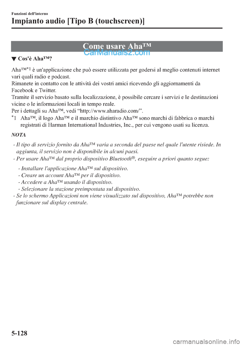 MAZDA MODEL 2 2019  Manuale del proprietario (in Italian) �&�R�P�H��X�V�D�U�H��$�K�D�