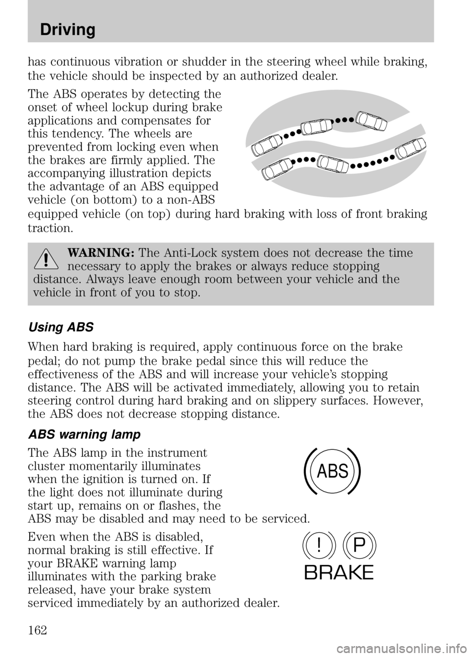 MAZDA MODEL B4000 CAB PLUS 4 TRUCK 2009 Owners Manual has continuous vibration or shudder in the steering wheel while braking,
the vehicle should be inspected by an authorized dealer.
The ABS operates by detecting the
onset of wheel lockup during brake
a MAZDA MODEL B4000 CAB PLUS 4 TRUCK 2009 Owners Manual has continuous vibration or shudder in the steering wheel while braking,
the vehicle should be inspected by an authorized dealer.
The ABS operates by detecting the
onset of wheel lockup during brake
a