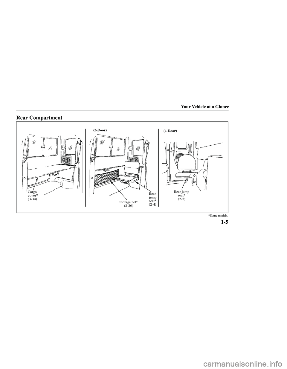MAZDA MODEL B3000 4WD 2001  Owners Manual 