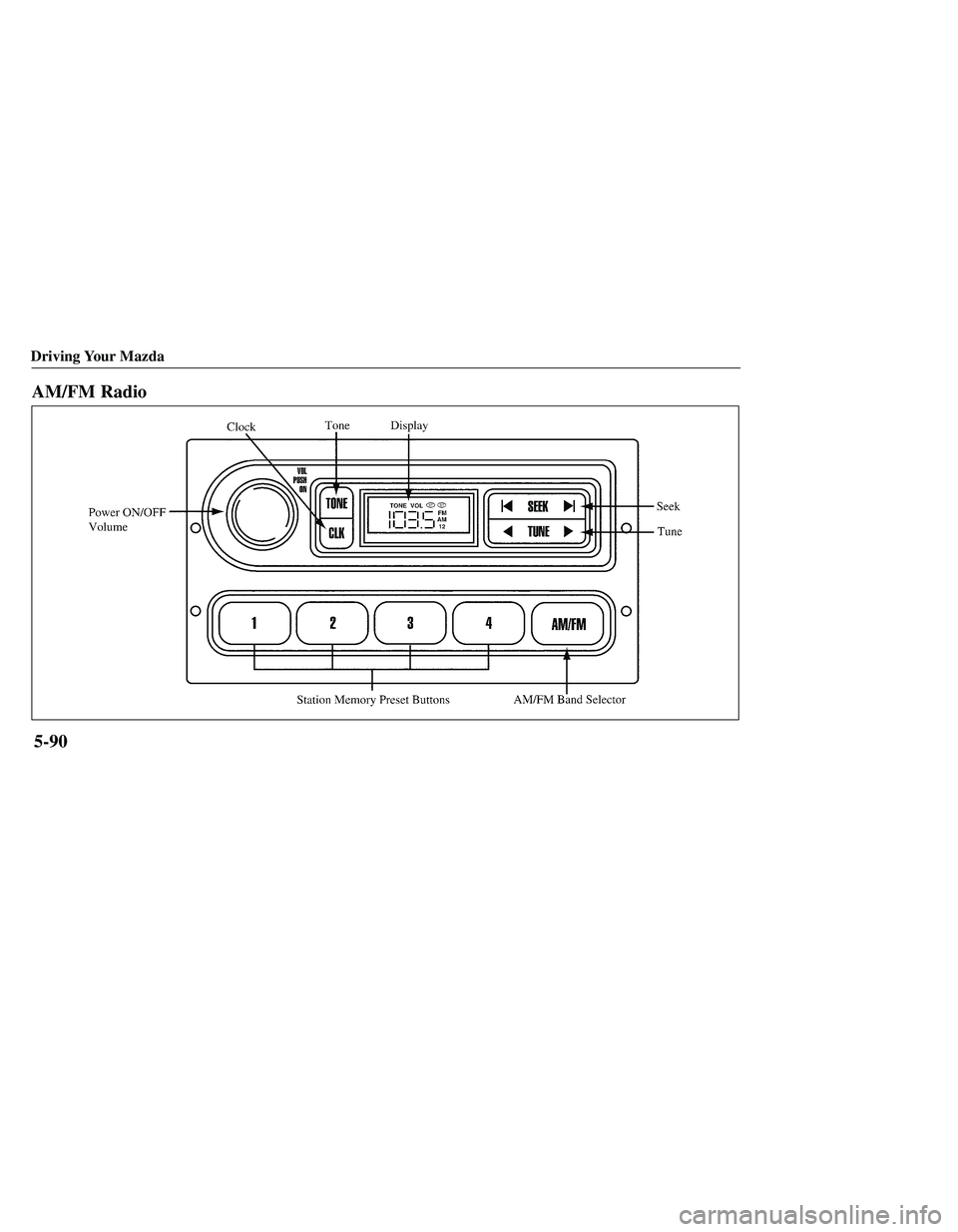 MAZDA MODEL B3000 4WD 2001  Owners Manual 
