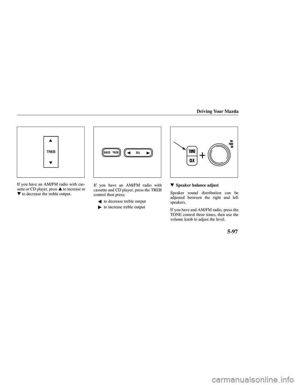 MAZDA MODEL B3000 4WD 2001  Owners Manual 