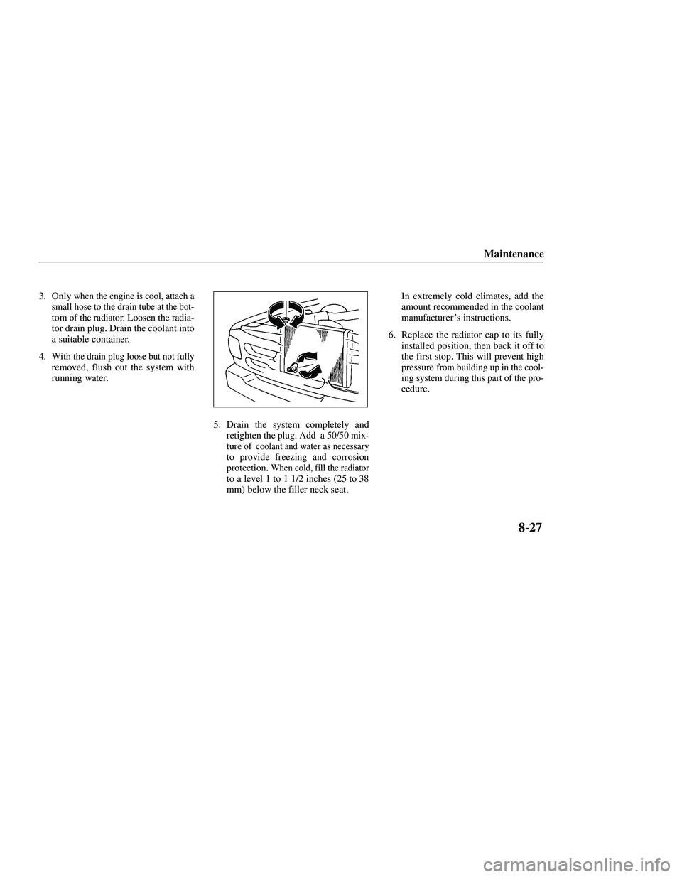 MAZDA MODEL B3000 4WD 2001  Owners Manual 