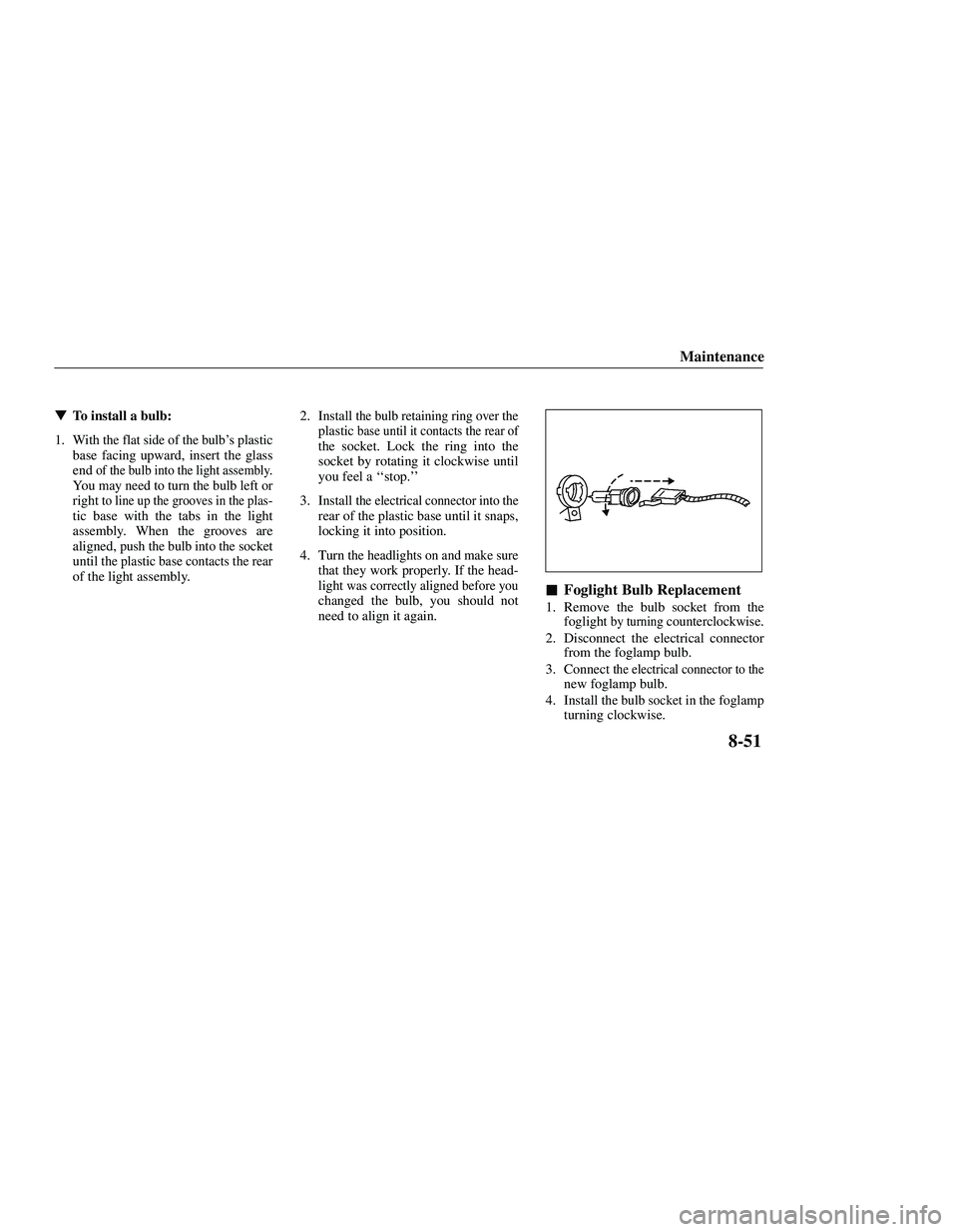 MAZDA MODEL B3000 4WD 2001  Owners Manual 